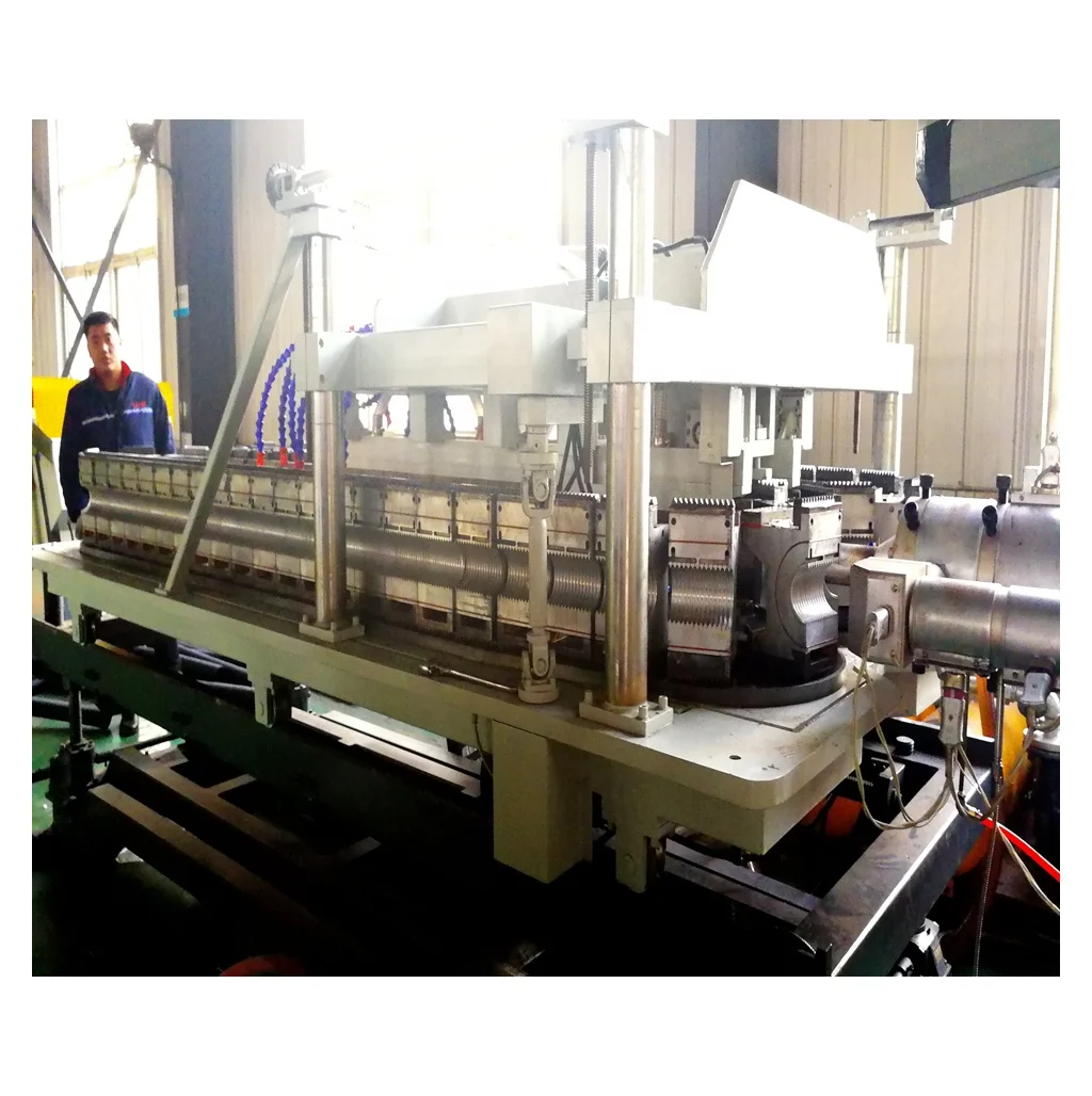DWC Pipe Extrusion Machine HDPE Double Wall Corrugated Pipe for Drainage and Industrial Sewage