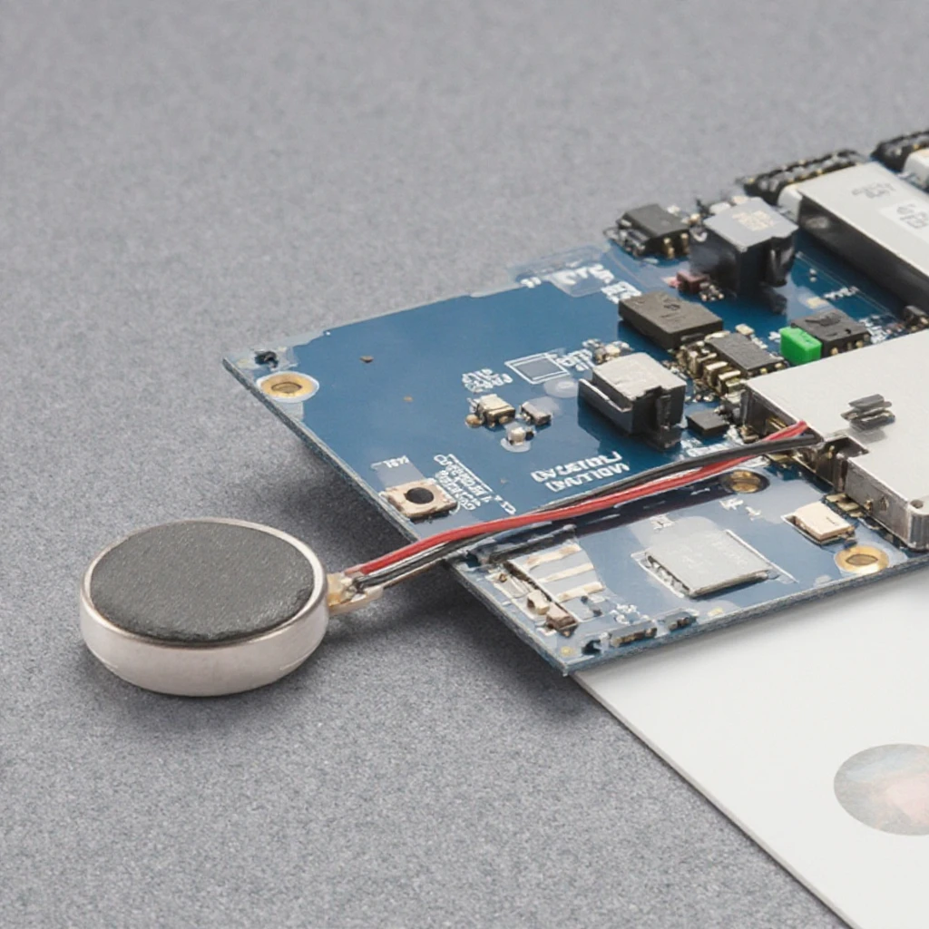 JL-A0820 Single-Phase DC Coin Vibration Motor Brush Commutation Permanent Magnet for Smart Bluetooth Devices Toys Haptic