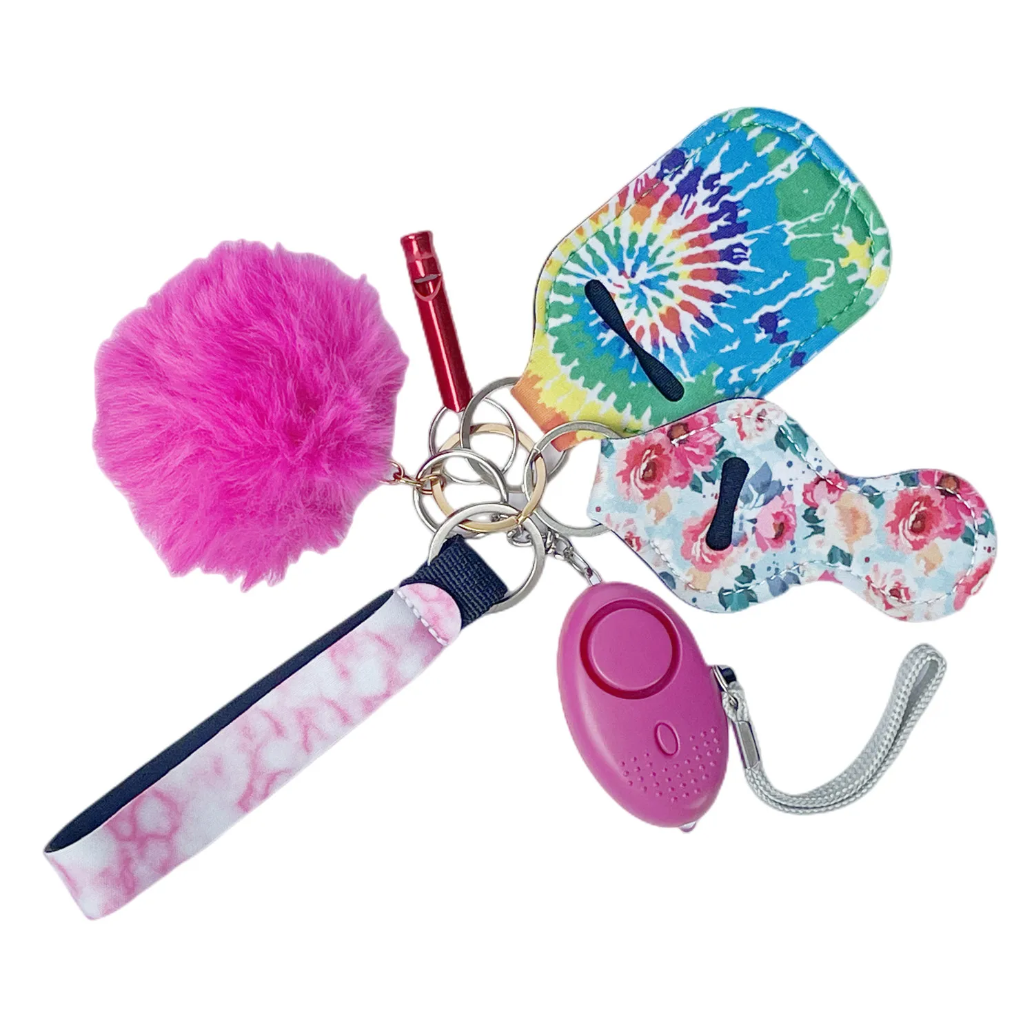 Hot Sale Diamonds Fog Shell Self Defense Keychain Set Buy Self