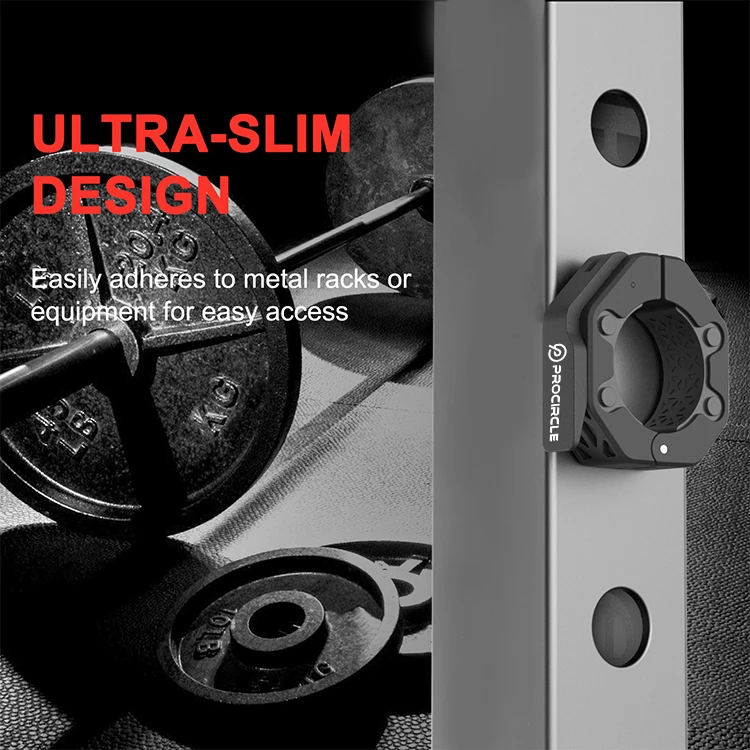 ProCircle Magnetic Barbell Collars Premium Weight Bar Clamps Quick Release Barbell Clips Barbell Clamps