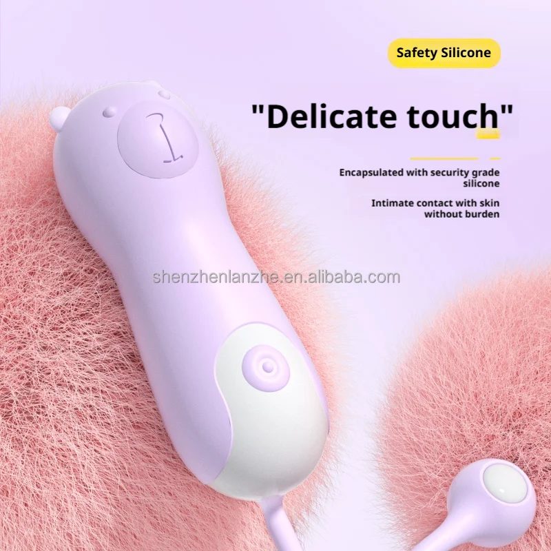 Compact wearable egg vibrator for discreet use
