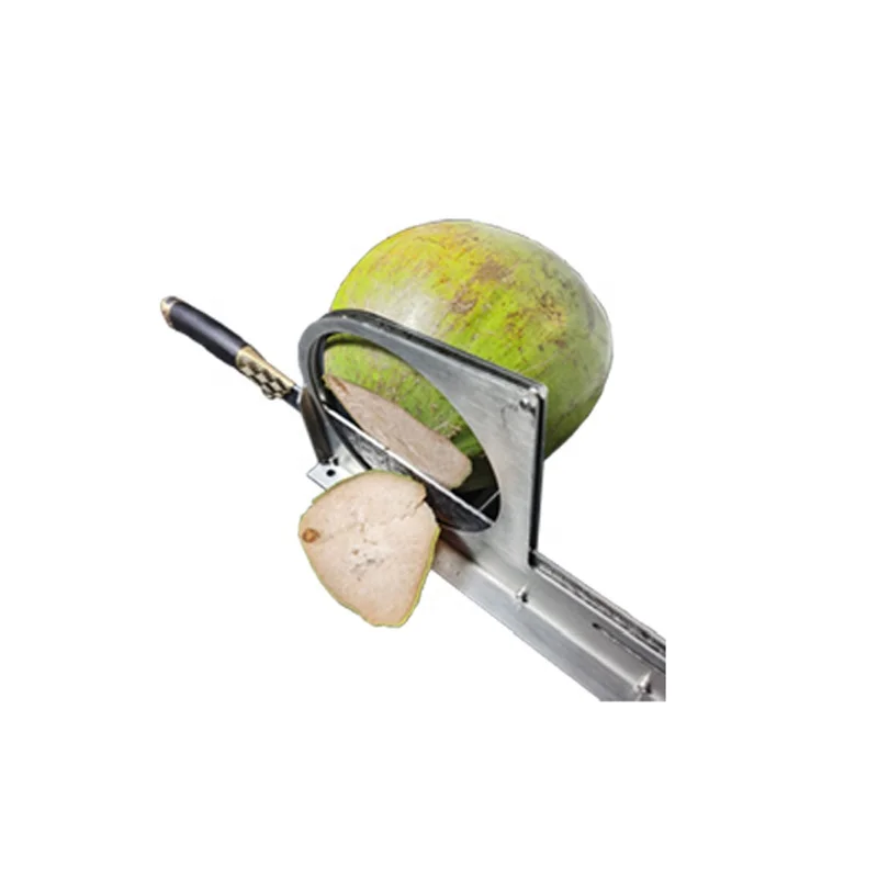【エリアにあ】 高速マニュアルタイプグリーンココナッツピーリング切断機/ココナッツトリミングマシン Buy Coconut Peeling