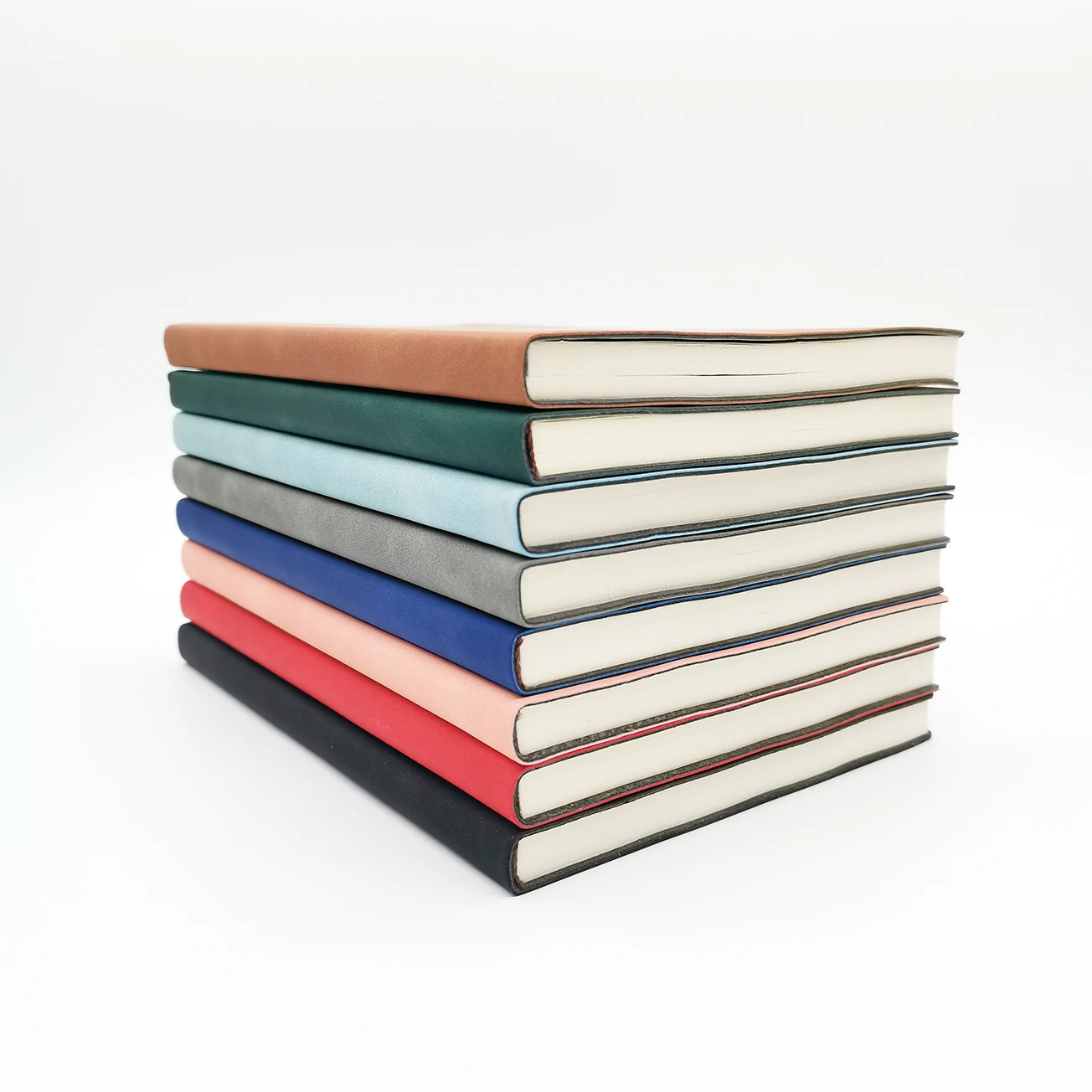 Journal Manufacturer Custom A5 Softcover PU Leather Note Book Business Office Notebook With Logo