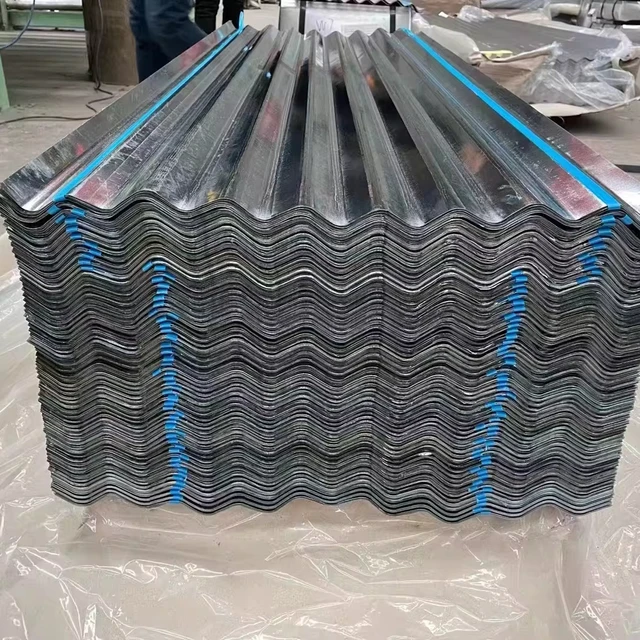 0.4mm Color coated galvanized corrugated sheet metal zinc roof sheet