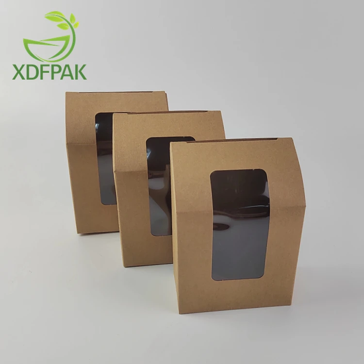 Custom Printed Tortilla Wrap Box with Window for Taco Packaging