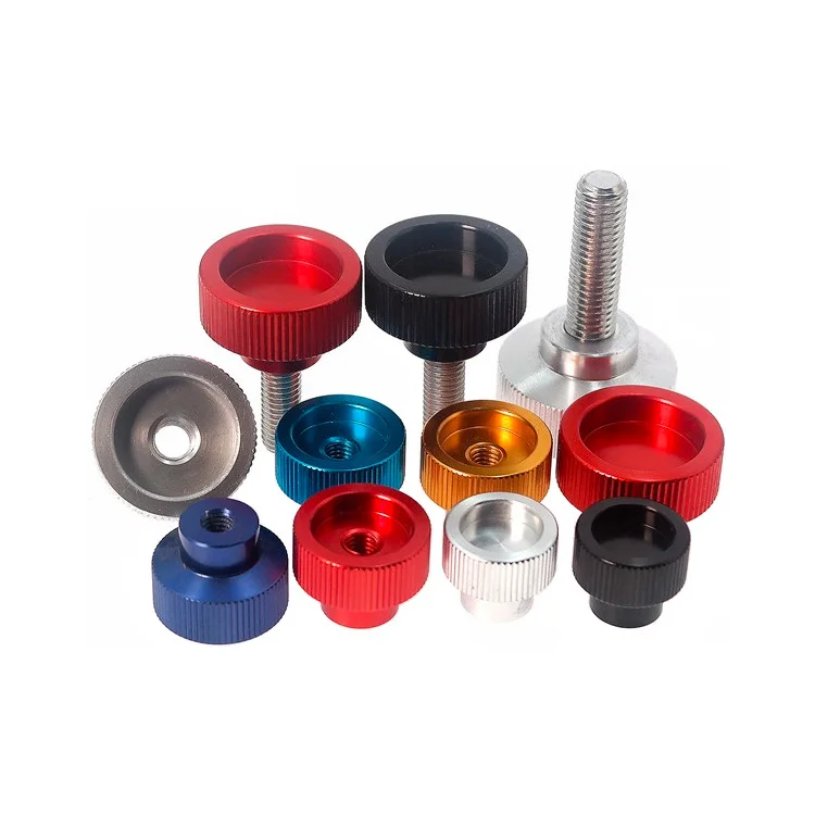 M3m10 Aluminum Knurled Thumb Control Knobs Screws For Fine Tuning