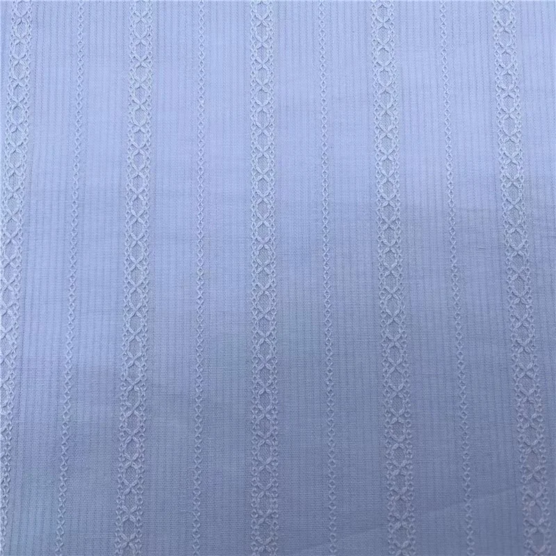 Wholesale Hot Sale Cotton Jacquard Fabric White Jacquard Fabric