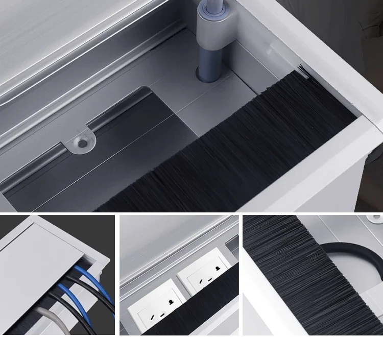 Computer Desk Hole Cover Cable Grommet Table Wire Management Box Cable Management Charging Socket Box