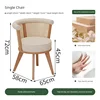 Silla de comedor de ratán