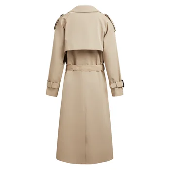 High quality autumn new fashion style trench coat British style thin wild small high school trench coat women