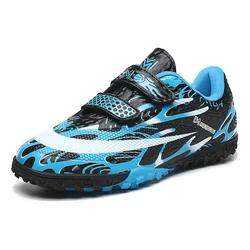 Youth School Performance Futsal Sneakers Junior Kids Firm Ground Soccer Cleats Athletic Outdoor Boys Girls Football Shoes