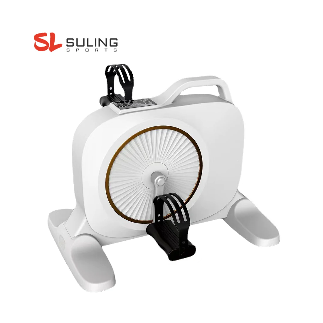 Legs Foot Cycle Mini Under Desk Elliptical Stepper Machine Cross Trainer Pedal Exerciser Bike for Elderly