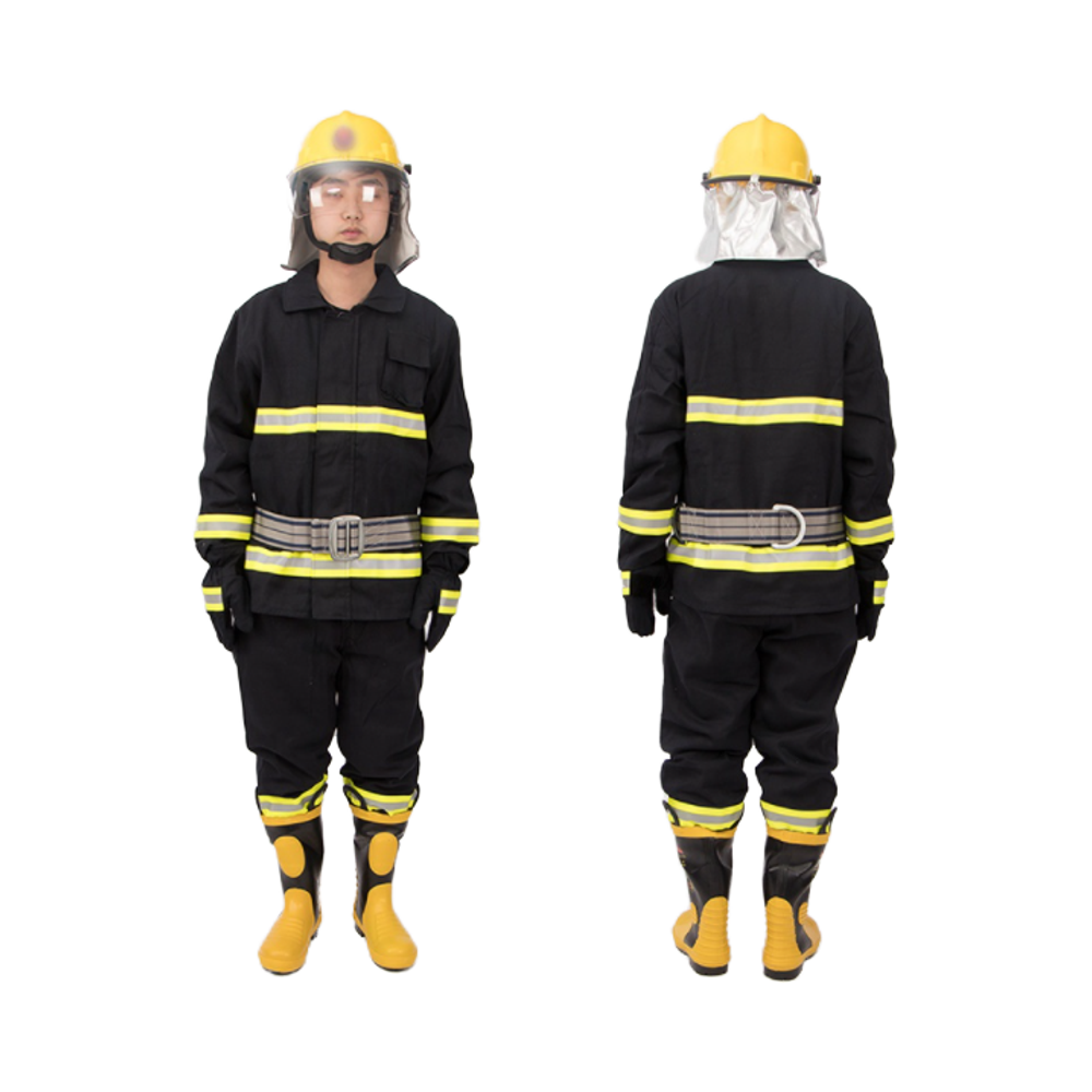 Safety Against Flame Radiation Firefighter Outfit Fireman Suit Firefighting Clothing