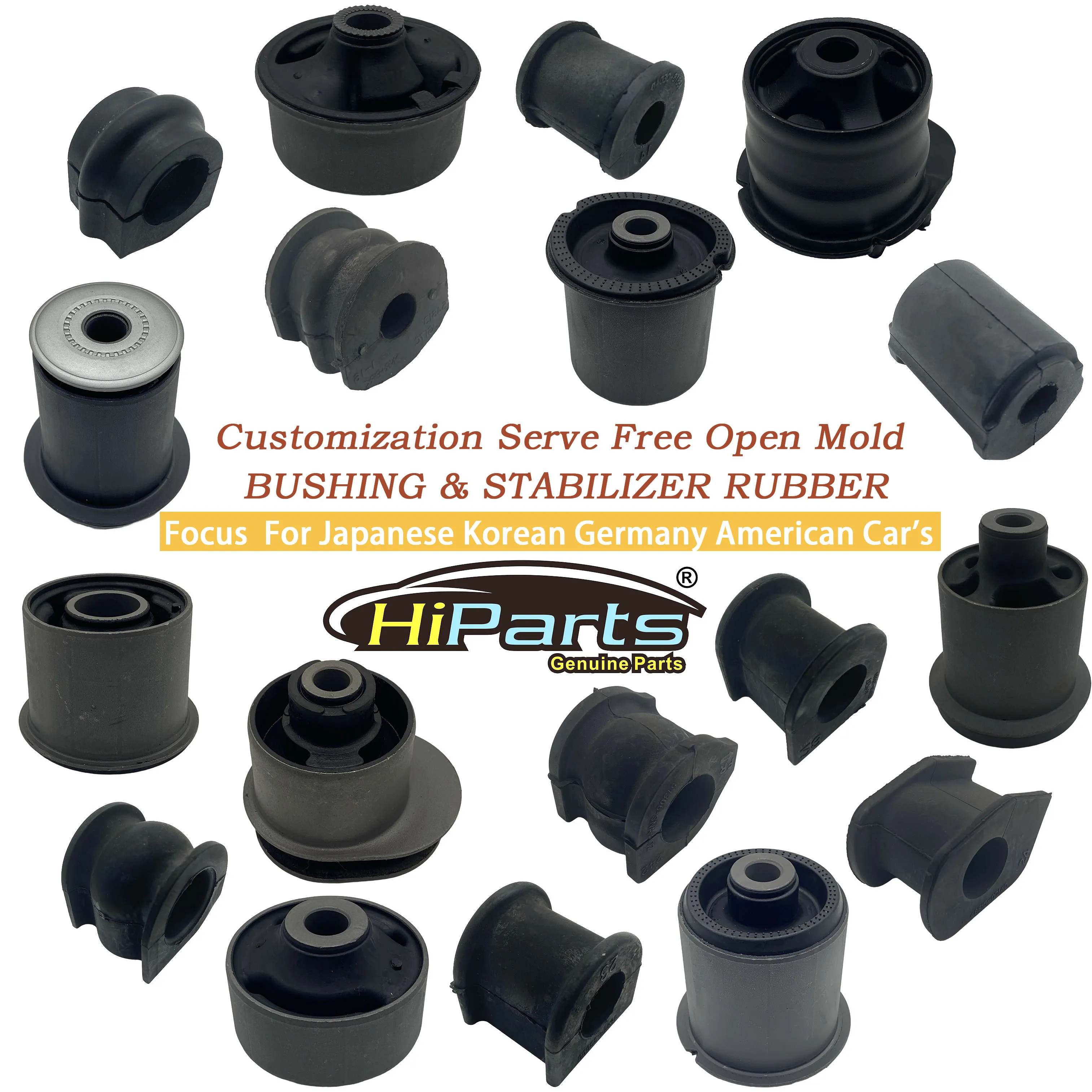 HIPARTS Shock Absorber Mounts for Hyundai Coupe Elantra Matrix