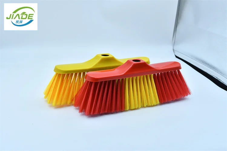 JD V Shape Extension Plastic Sweeping Dustpan Ceiling Broom Stick Handle Jala Broomstick Cleaning Floor Brush Diamond Broom