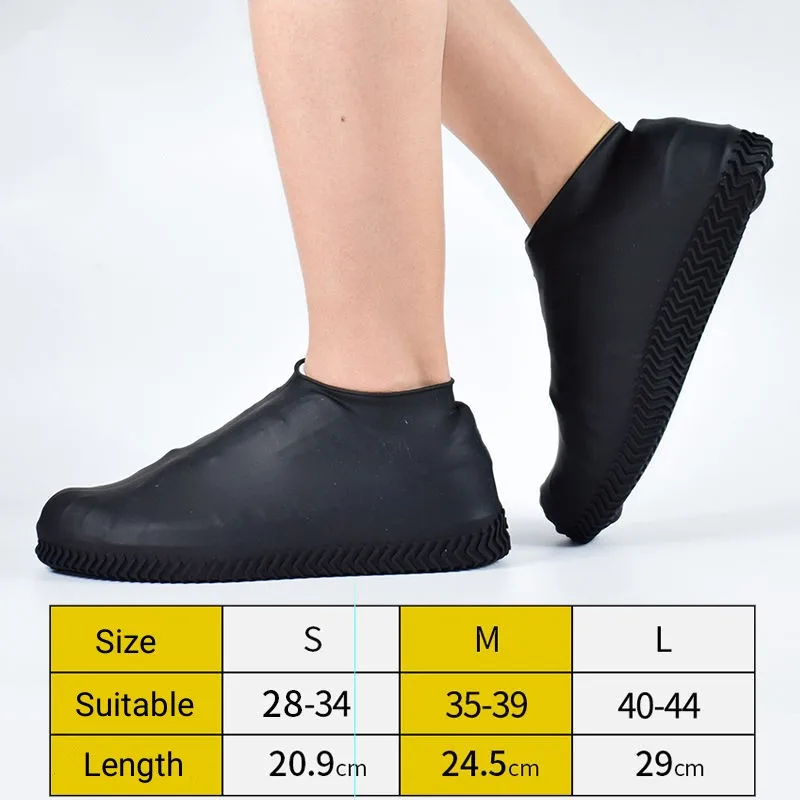 Unisex Reusable Shoes Protector Waterproof Anti Slip Water Resistant ...