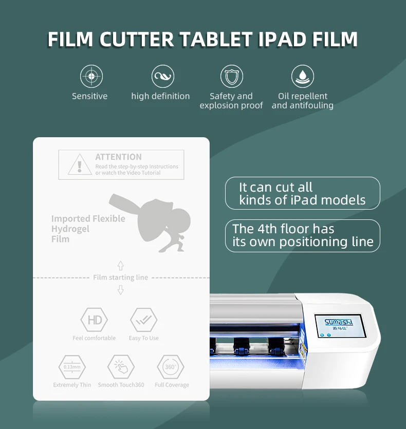 Factory Direct Raw Material Mobile Protector Cutting Machine Hydrogel Film for Any Cell Phone Model
