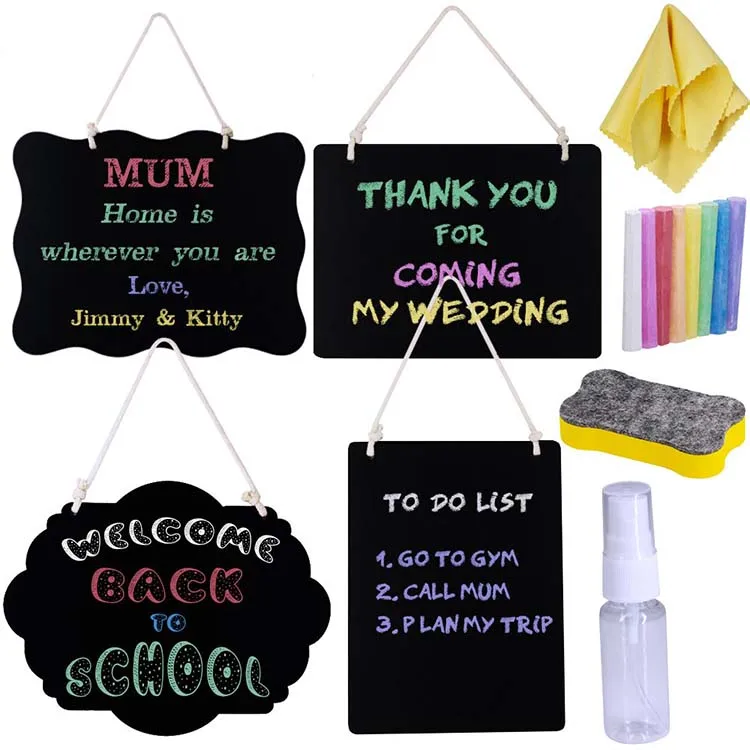 Domestic Children Chalkboard Shop Advertisement Chalkboard Message Board Writing Chalkboard
