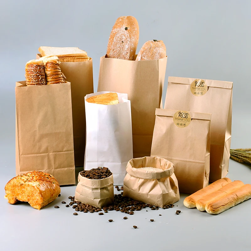 Food Candy Bag Paper Bags For French Fries Food Grade Glassine Bag