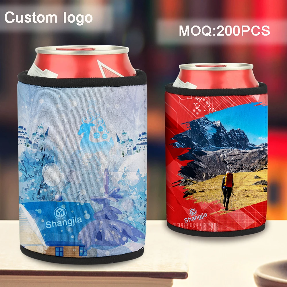 Skinny Can Cooler Sublimation Custom Personalized Beer Sleeves Drink Can Coozies Insulated supplier