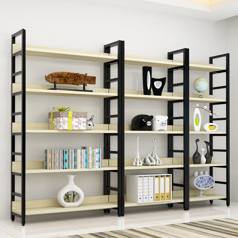 Simple Bookshelf Floor Multi Layer Shelf Combination Simple Modern Office Bookcase