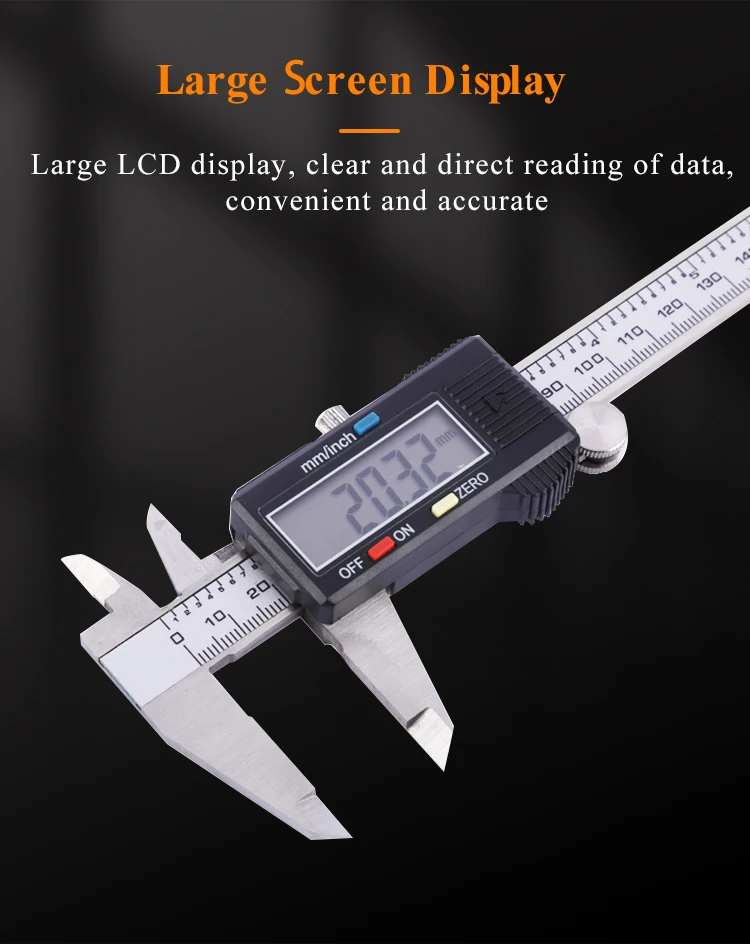 150mm Digital Caliper With Extra Large Display Digital Caliper Buy
