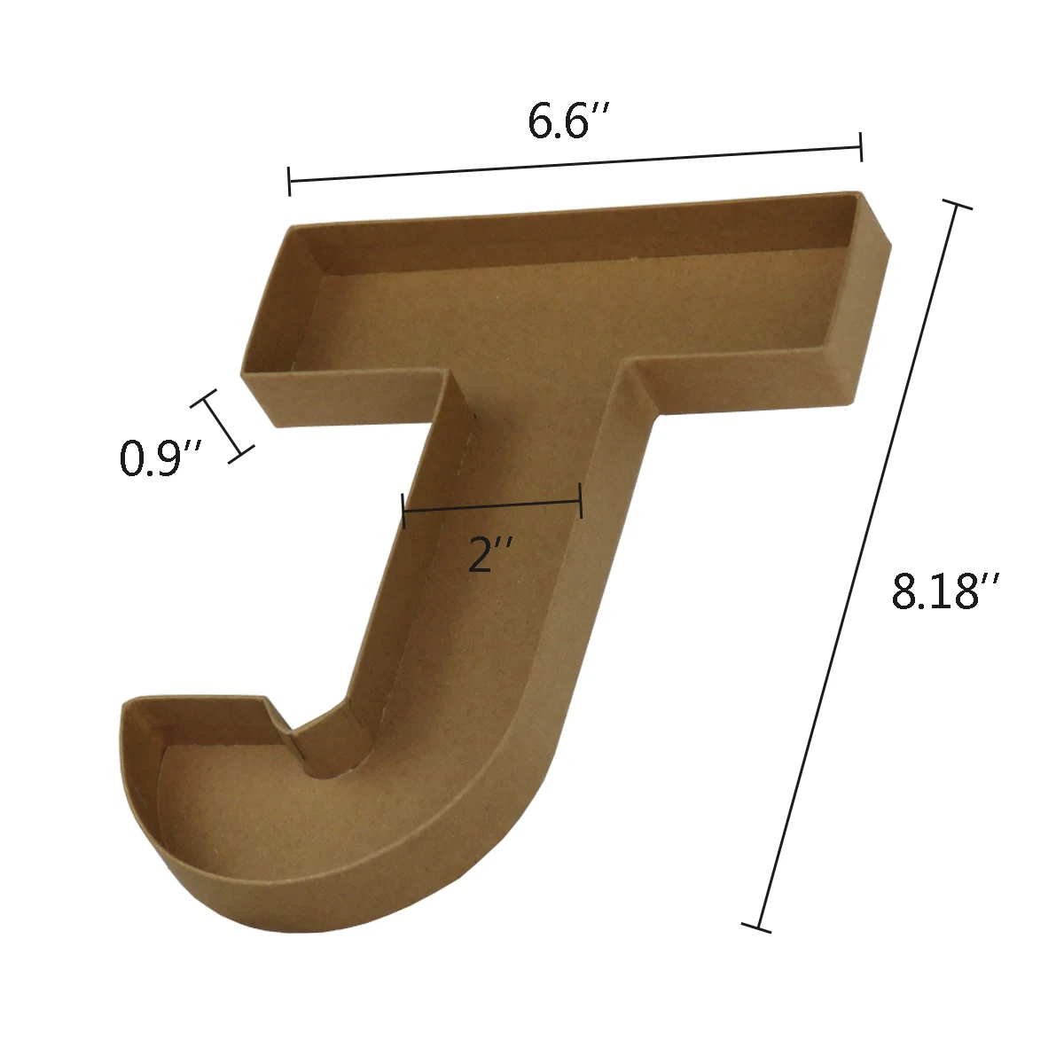 Kraft Paper Alphabet Shape Boxes Letter Shaped Gift Box For Flower