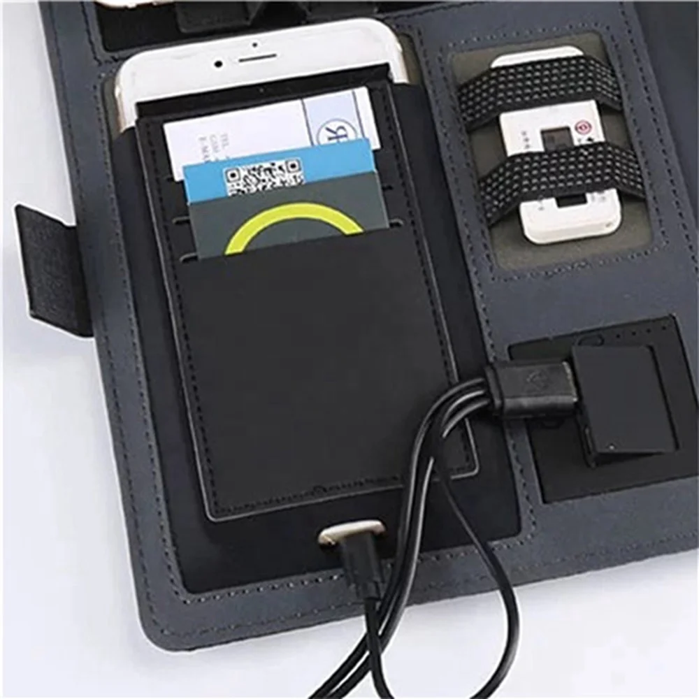 8000mah Multifunction Wireless Charger Notebook Power Bank with Phone Holder