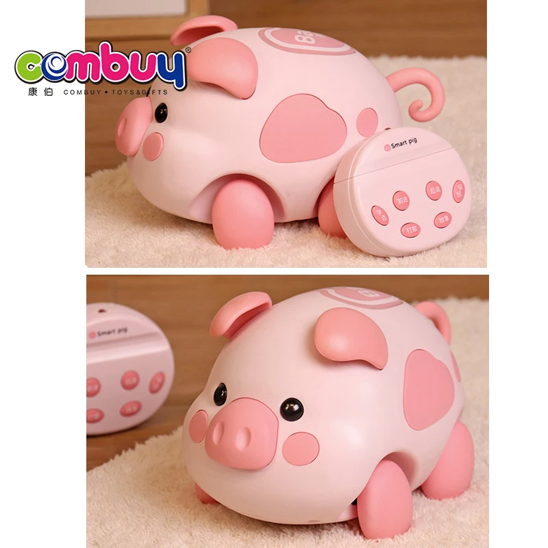 Remote Control Music Learn to Crawl Interactive Smart Animal Toy Rc Cartoon Pig