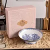 Olla para sopa azul