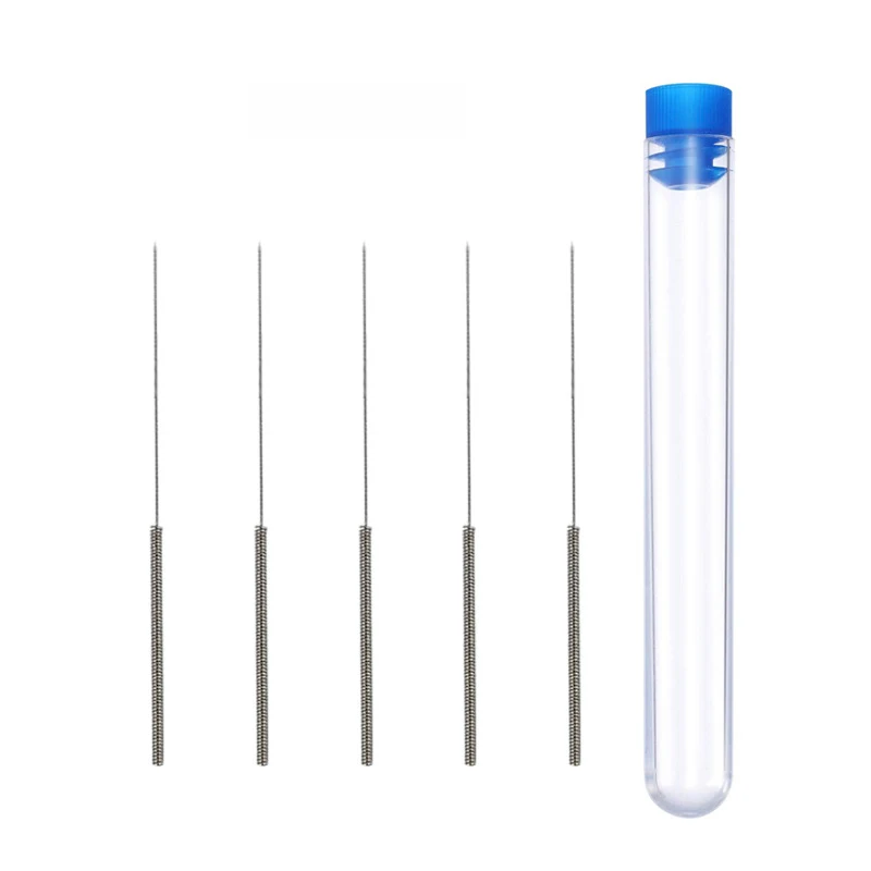 Набор из 5 чистящих инструментов нержавеющей стали для сопла 3D-принтера 0 2/0 4/0 6/0 8