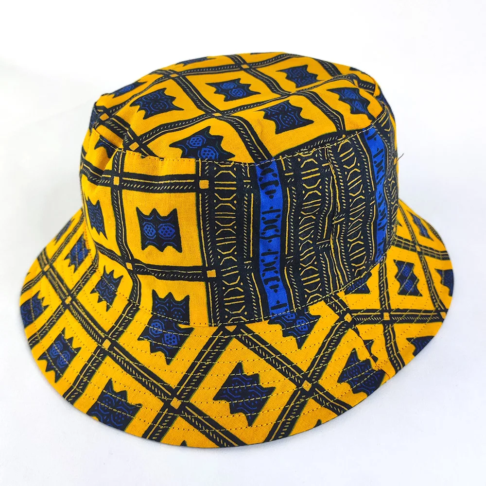 Bucket hat / Fisherman hat with African print - Multi color Kente purp –  AfricanFabs