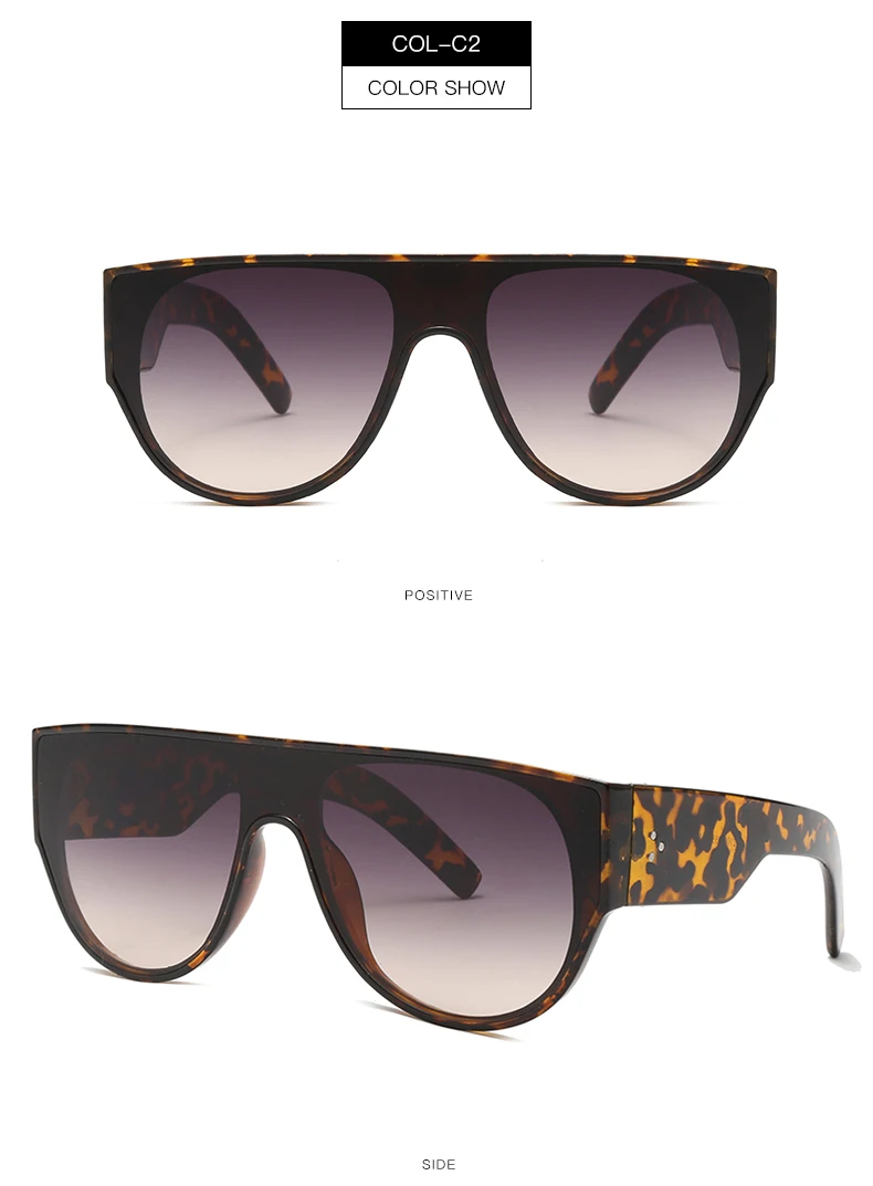 Oversized Round Sunglasses Women Brand Designer Luxury Fashion