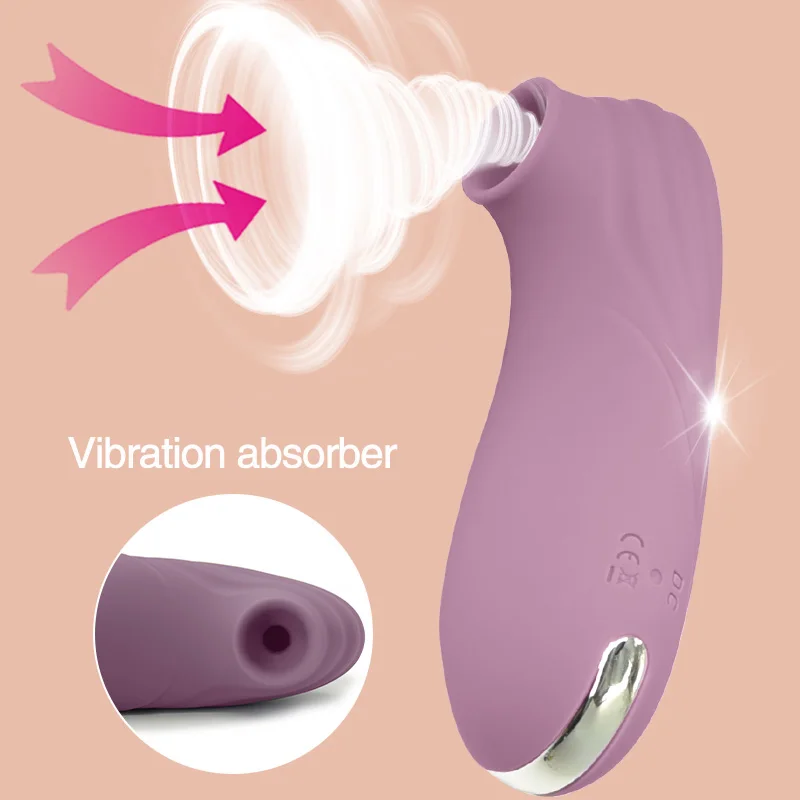 vibrator with sucking Clit Sucker Vagina Sucking Vibrator with Vibrating Egg 2 In 1 G-Spot C –  Kemelia main image 1