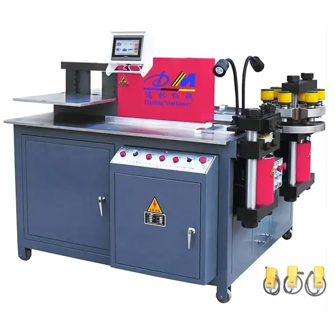 Busbar Machine Multi Function Cutting Punching Bending Twisting Hydraulic Busbar Cutter