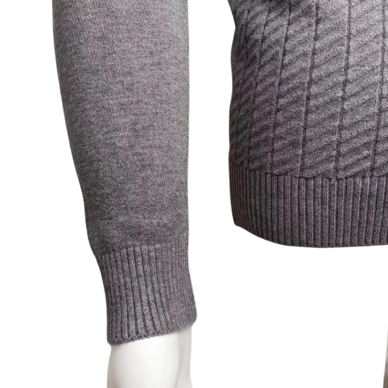 Warm Sheep Knit Jacquard Men ' Sweaters Winter Fashion With Long Sleeve ...