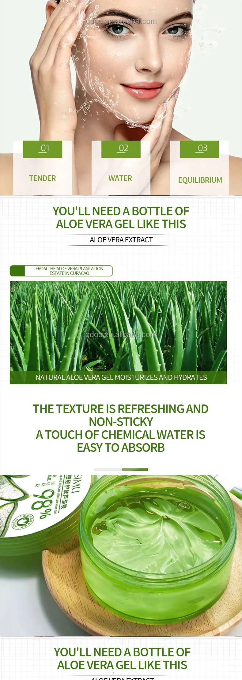 organic aloe vera gel for face Aloe Gel