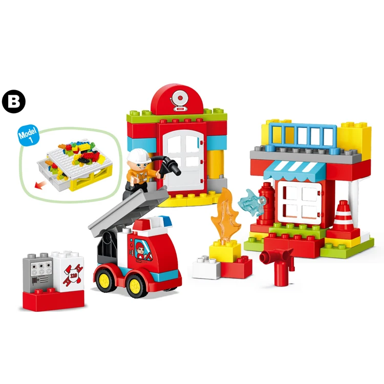 Factory Price Puzzle ABS Building Blocks Construction City Blocks Building Toy