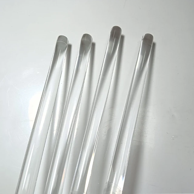 Custom Shape Casting Extrude Round Acrylic Rods High Clear Solid Acrylic Rods Transparent Pmma Bar Plexi Glass Plastic Rods