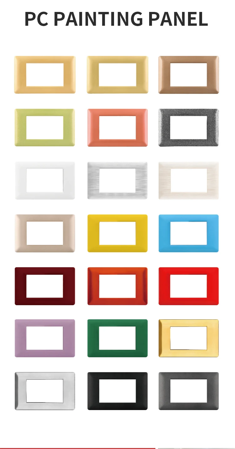 South Africa Standard Plug Socket 3 Gang 2 Way Light Switch 16a