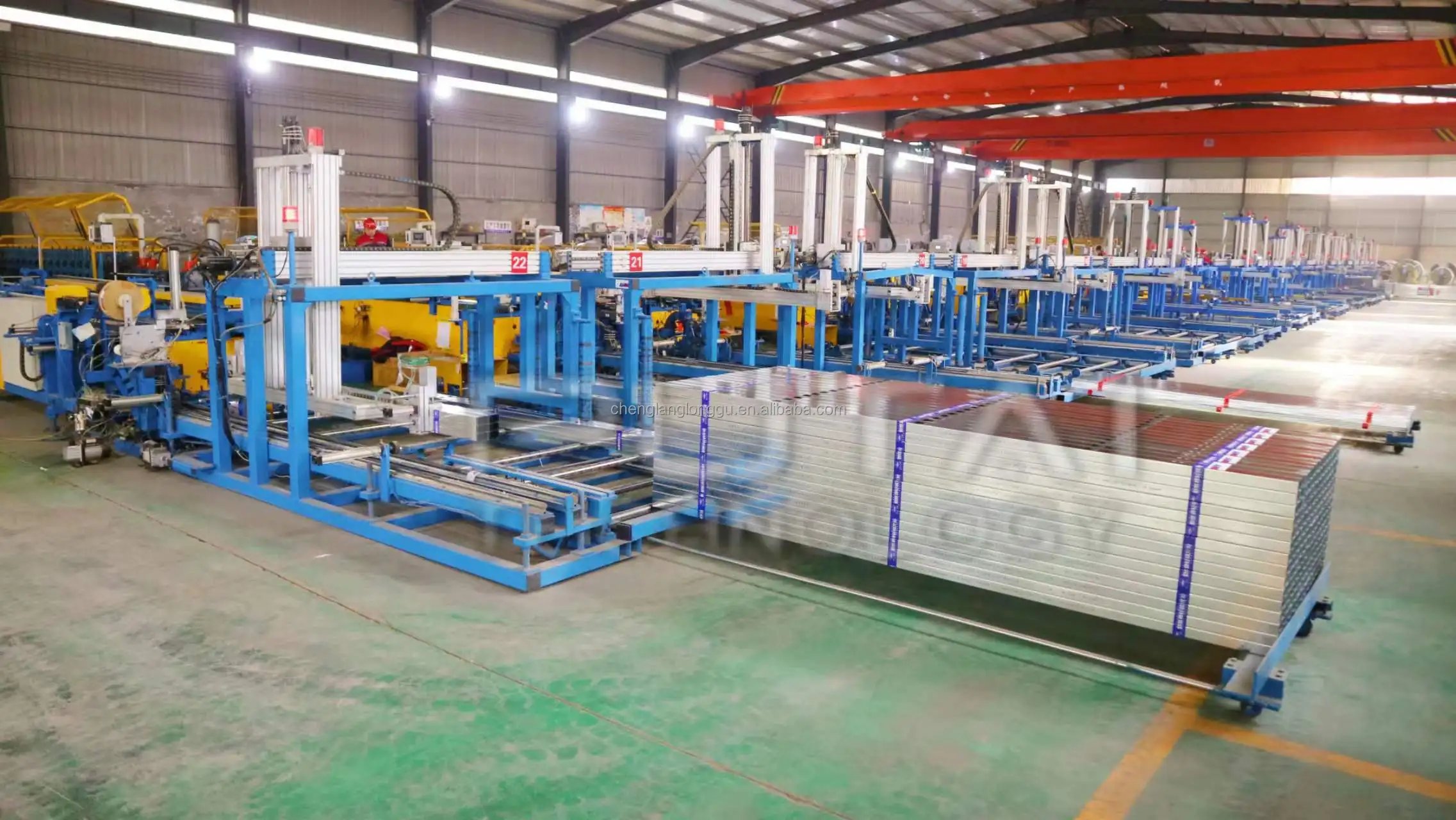 J Runner Deflection Head Track Profile Baler Machine with Palletizing ...