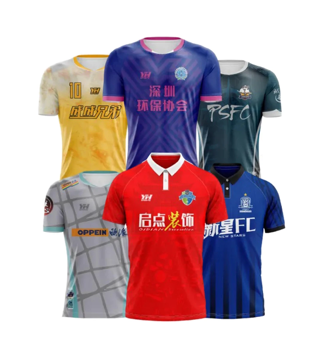 Source Cheap Low MOQ Sublimation Customized Soccer Uniform Made of High  Quality Polyester Fabric Football Jersey on m.