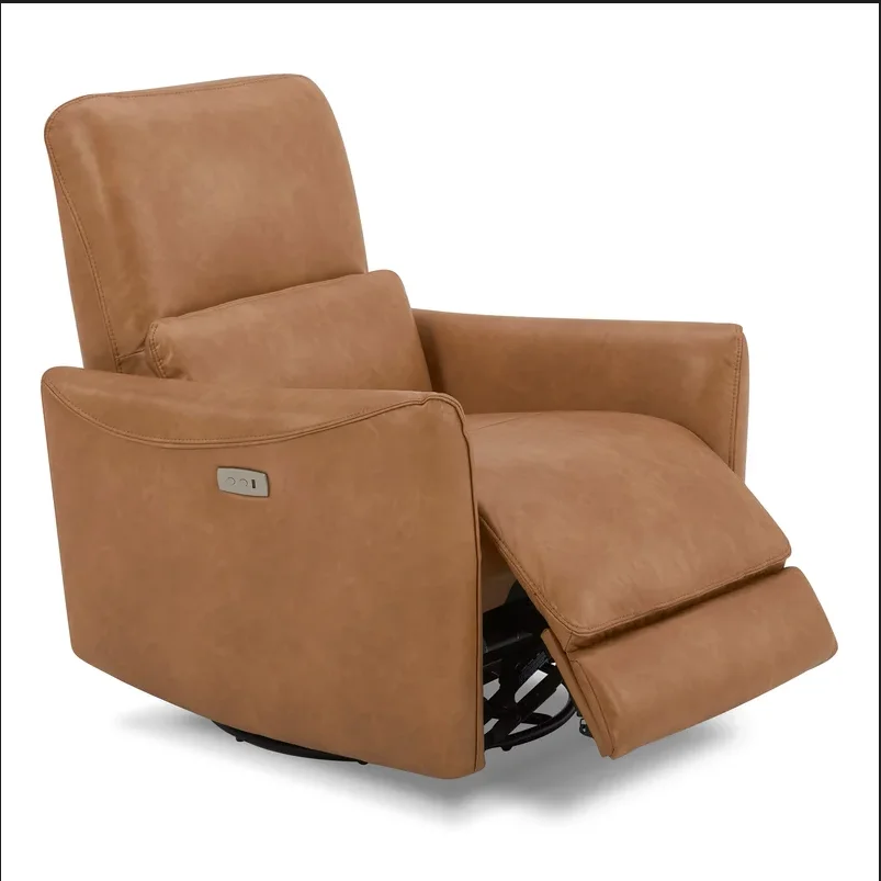 Geeksofa Modern Design High Adjustable Air Breathable Leather Electric Power Recliner Sofa Chair With USB Charger in the Switch
