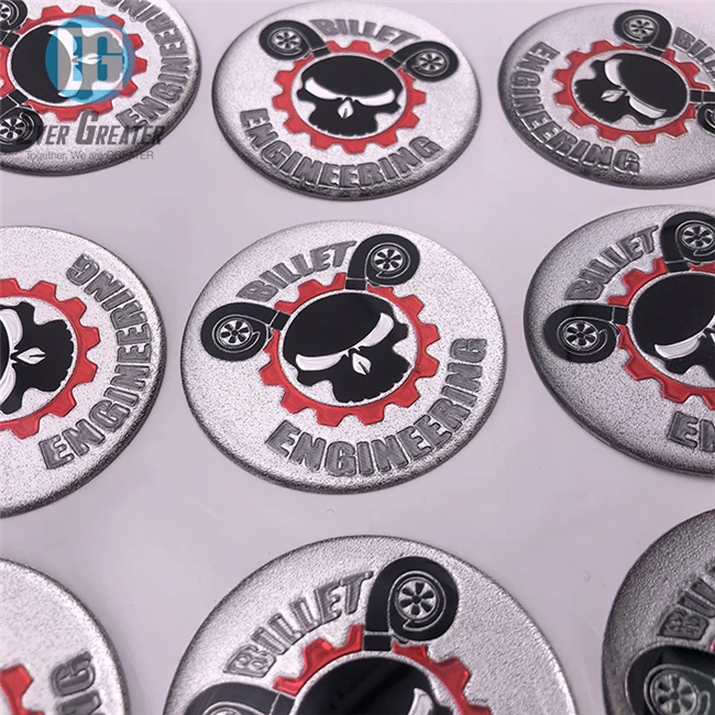 На заказ смола эпоксидная наклейка с тиснением на 3D купольная