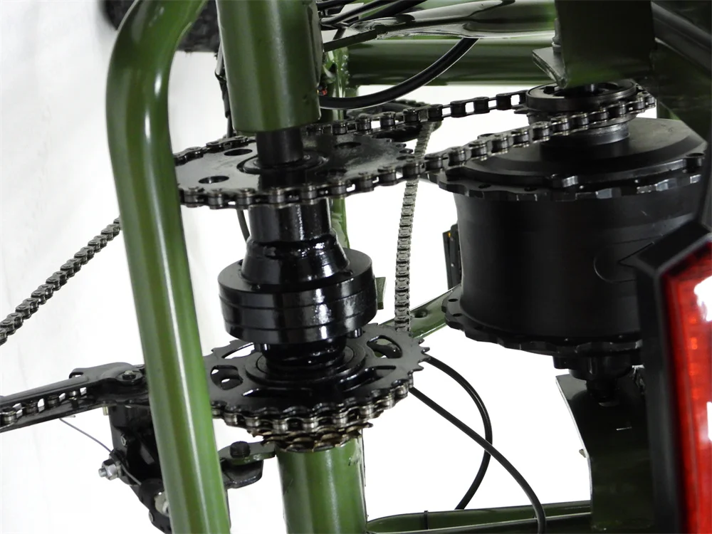 2024 New Electric Trike 3 Wheel Removable Battery Assisted Pedal Lcd