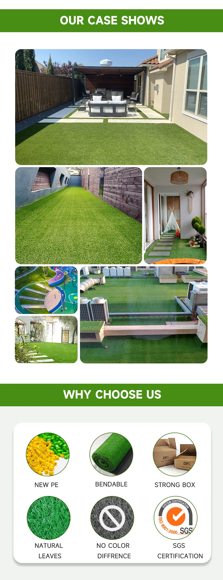 Quality Grass Carpet 2023 Artificial Grass Cheap Rumput Sintetis