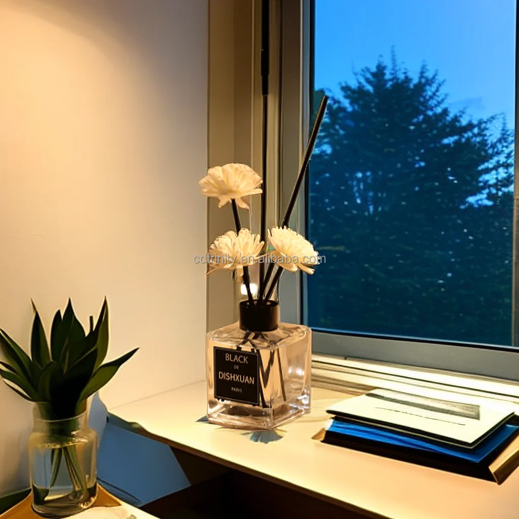 R Sense Aroma Fragrance Oil Unique Design Reed Diffuser Candle Gift Box