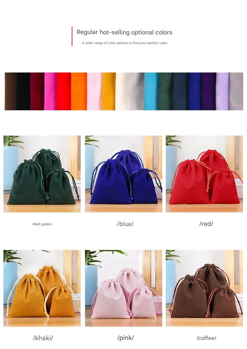 Logo Customization Options Custom velvet bag with precision logo embossing detail