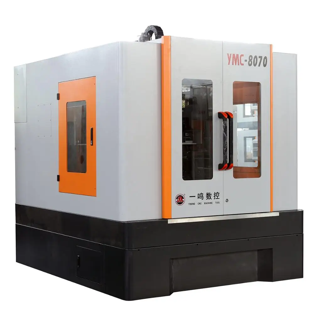 Maxtors лучшие продажи 3 оси высокая скорость вращения шпинделя металла пресс-форм фрезерный станок с ЧПУ гравировальный станок для пресс-форм прекрасно/рыболовная веревка для обработки YMC-8070