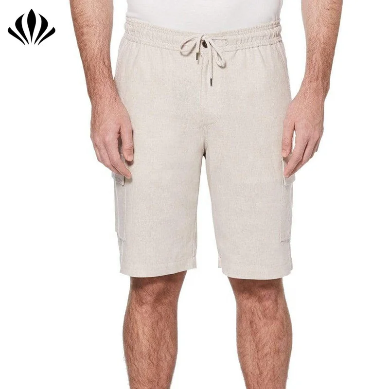 Men Summer Casual Shorts Linen And 